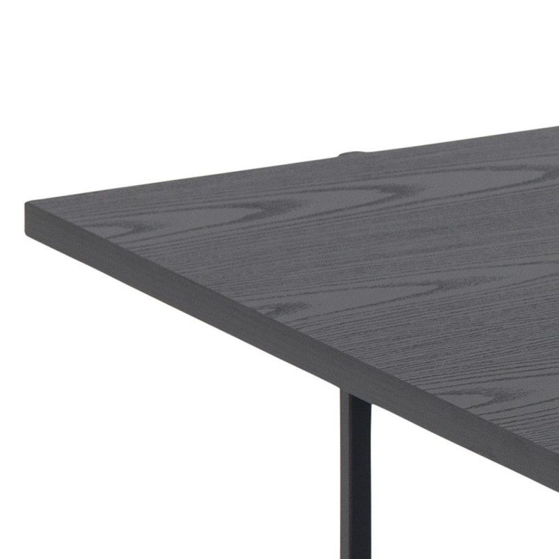 Stolik kawowy loft Actona Angus | 115x60cm | Czarny