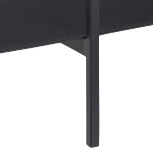 Stolik kawowy loft Actona Angus | 115x60cm | Czarny