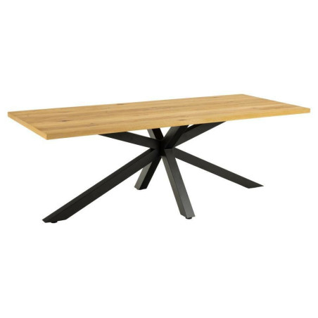 Stół Actona Heaven 220x90cm - Naturalny Dąb / Czarny | Elegancki Design