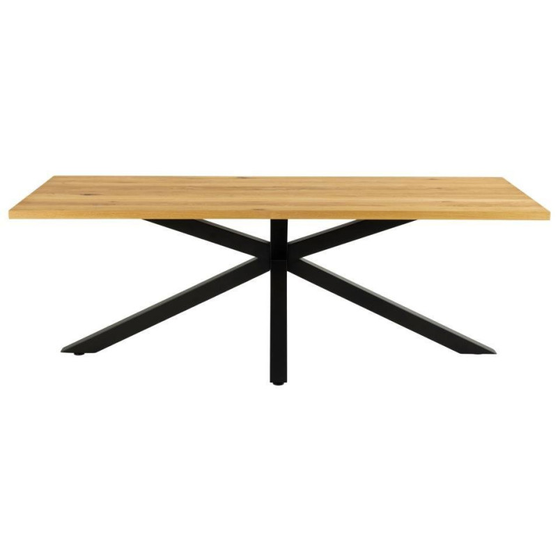 Stół Actona Heaven 220x90cm - Naturalny Dąb / Czarny | Elegancki Design