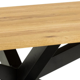 Stół Actona Heaven 220x90cm - Naturalny Dąb / Czarny | Elegancki Design