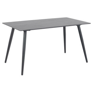 Stół prostokątny Actona Wicklow 140x80 czarny - Elegancki design