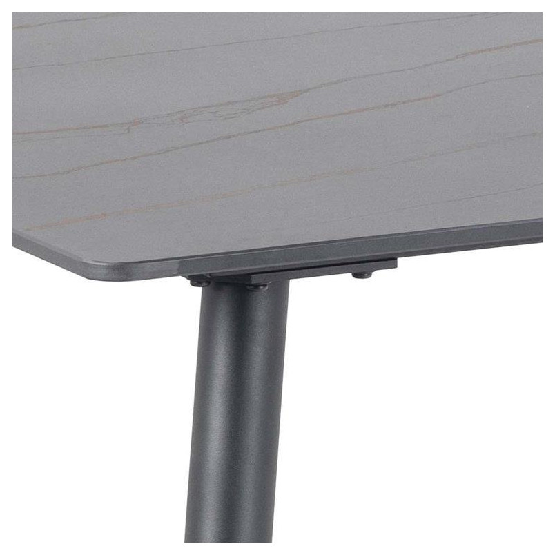 Stół prostokątny Actona Wicklow 140x80 czarny - Elegancki design