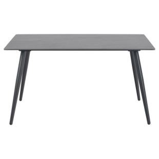 Stół prostokątny Actona Wicklow 140x80 czarny - Elegancki design