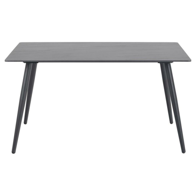 Stół prostokątny Actona Wicklow 140x80 czarny - Elegancki design