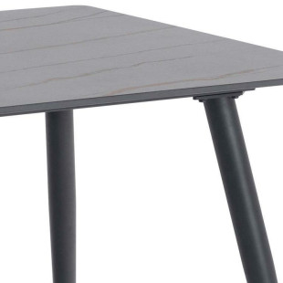 Stół prostokątny Actona Wicklow 140x80 czarny - Elegancki design