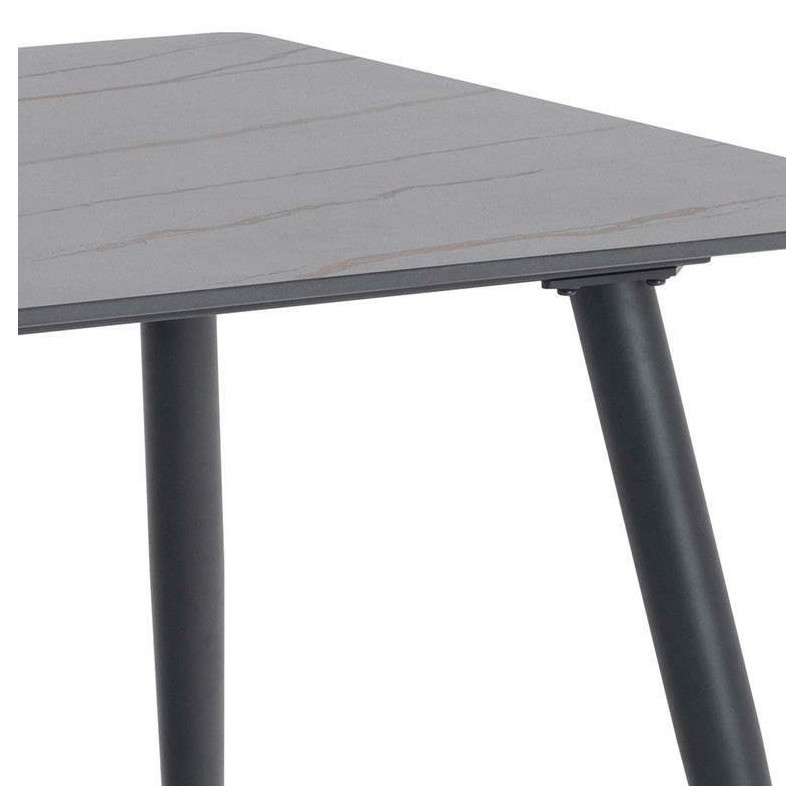 Stół prostokątny Actona Wicklow 140x80 czarny - Elegancki design