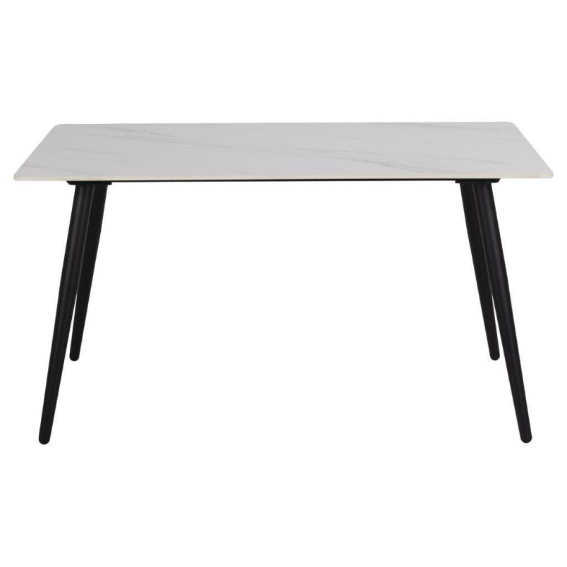 Stół prostokątny Wicklow Actona | Biały blat ceramiczny 140x80