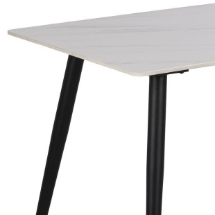 Stół prostokątny Wicklow Actona | Biały blat ceramiczny 140x80