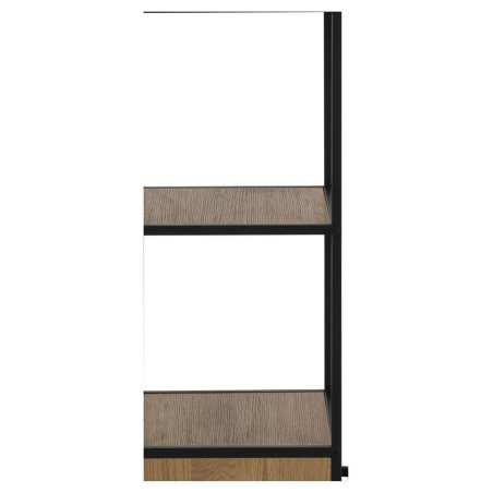 Regał stojący loft Seaford Actona | Dąb/Czarny, 42x185cm