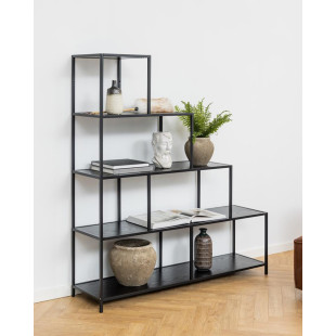 Regał schodkowy Actona Seaford | Loftowy design 135x150cm