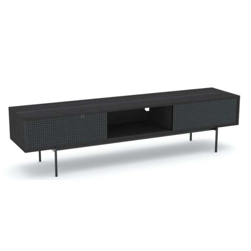 Szafka TV Actona Angus II 180x44,5 czarna - Elegancki design