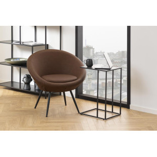Stolik boczny Infinity Actona | Czarny, 43x35cm - Kup Teraz!