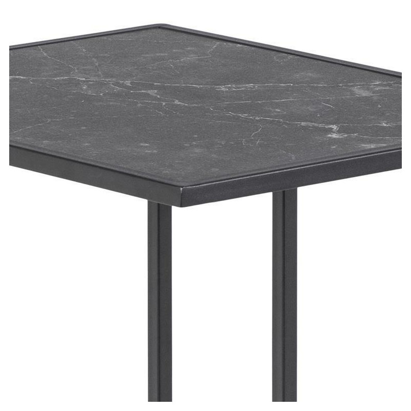 Stolik boczny Infinity Actona | Czarny, 43x35cm - Kup Teraz!
