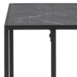 Stolik boczny Infinity Actona | Czarny, 43x35cm - Kup Teraz!
