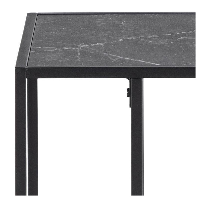 Stolik boczny Infinity Actona | Czarny, 43x35cm - Kup Teraz!