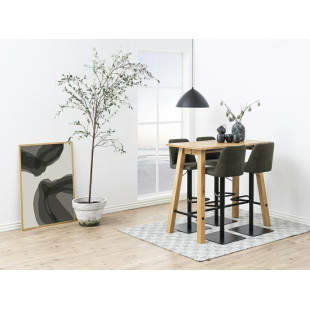 Hoker barowy Actona Avanja - antracytowy, regulowany | Kup online