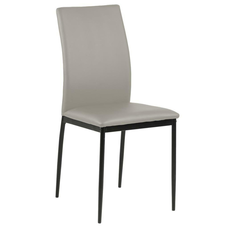 Krzesło Actona Demina PU - Beżowe, Elegancki Design | Sklep z Krzesłami