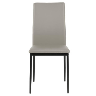 Krzesło Actona Demina PU - Beżowe, Elegancki Design | Sklep z Krzesłami