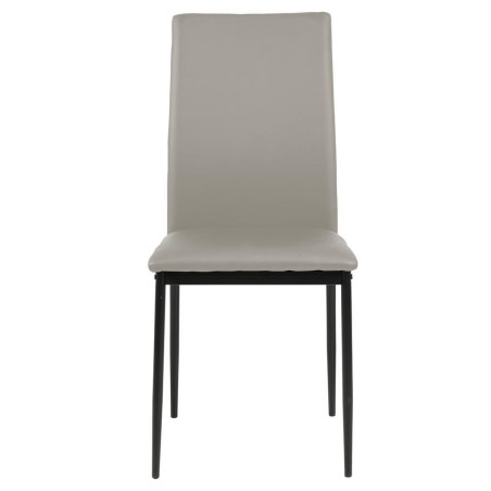 Krzesło Actona Demina PU - Beżowe, Elegancki Design | Sklep z Krzesłami