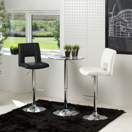 Hoker Actona Sylvia: Elegancki design i komfort | Biały / Srebrny