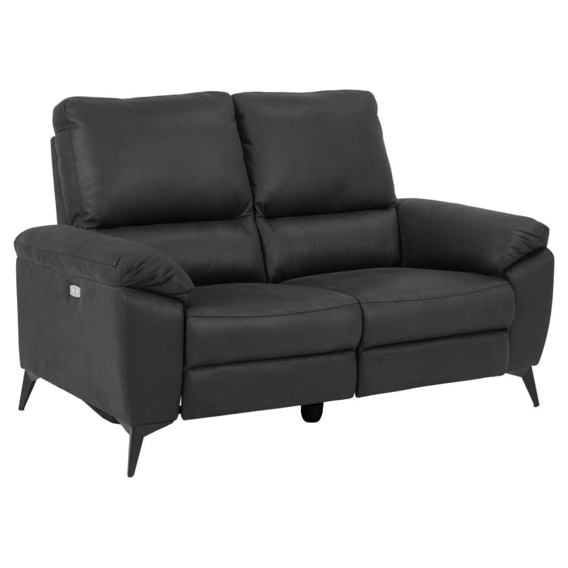 Sofa 2-osobowa rozkładana Actona Rana | Szara, USB, Reg. Oparcie
