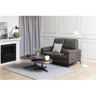 Sofa 2-osobowa rozkładana Actona Rana | Szara, USB, Reg. Oparcie