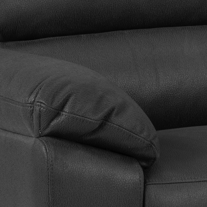Sofa 3-osobowa rozkładana Actona Rana | Szara, USB, Reg. Oparcie