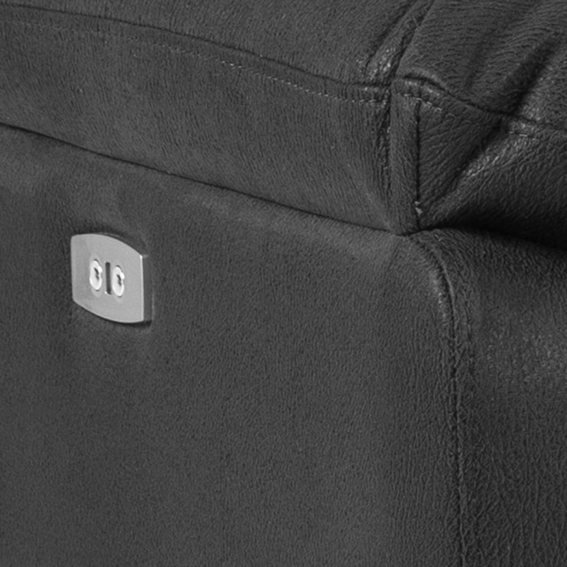 Sofa 3-osobowa rozkładana Actona Rana | Szara, USB, Reg. Oparcie