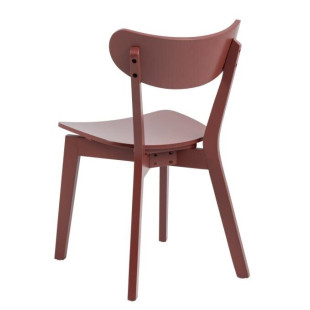 Krzesło drewniane Roxby bordowe Actona - Stylowy design