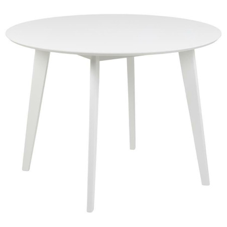 Stół okrągły biały Actona Roxby 105cm - Elegancki design