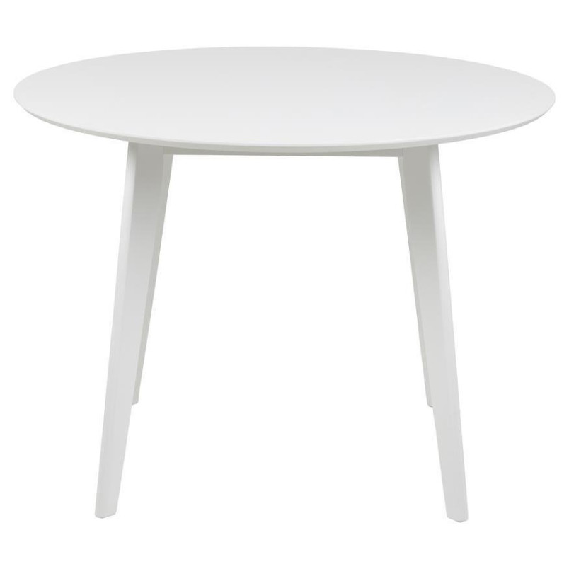 Stół okrągły biały Actona Roxby 105cm - Elegancki design