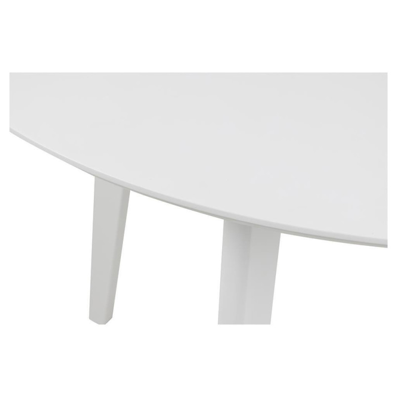 Stół okrągły biały Actona Roxby 105cm - Elegancki design