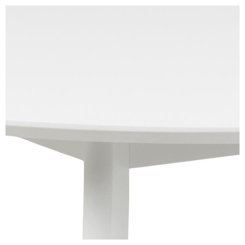 Stół okrągły biały Actona Roxby 105cm - Elegancki design