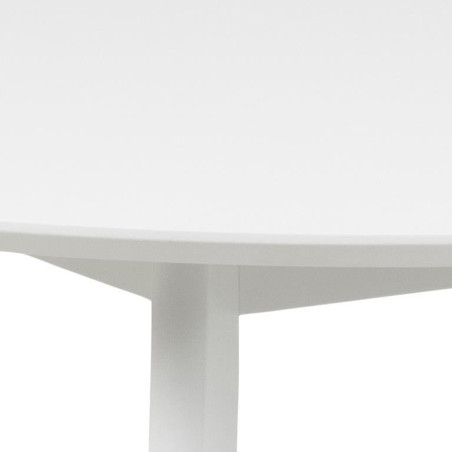 Stół okrągły biały Actona Roxby 105cm - Elegancki design