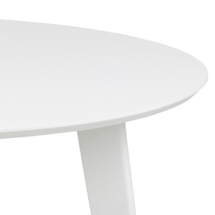 Stół okrągły biały Actona Roxby 105cm - Elegancki design