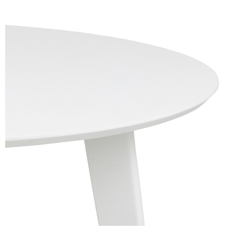 Stół okrągły biały Actona Roxby 105cm - Elegancki design