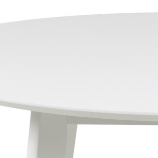 Stół okrągły biały Actona Roxby 105cm - Elegancki design