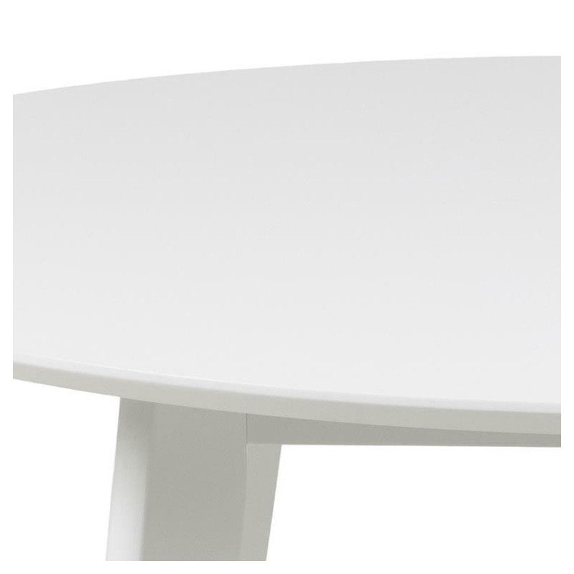 Stół okrągły biały Actona Roxby 105cm - Elegancki design