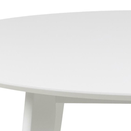 Stół okrągły biały Actona Roxby 105cm - Elegancki design