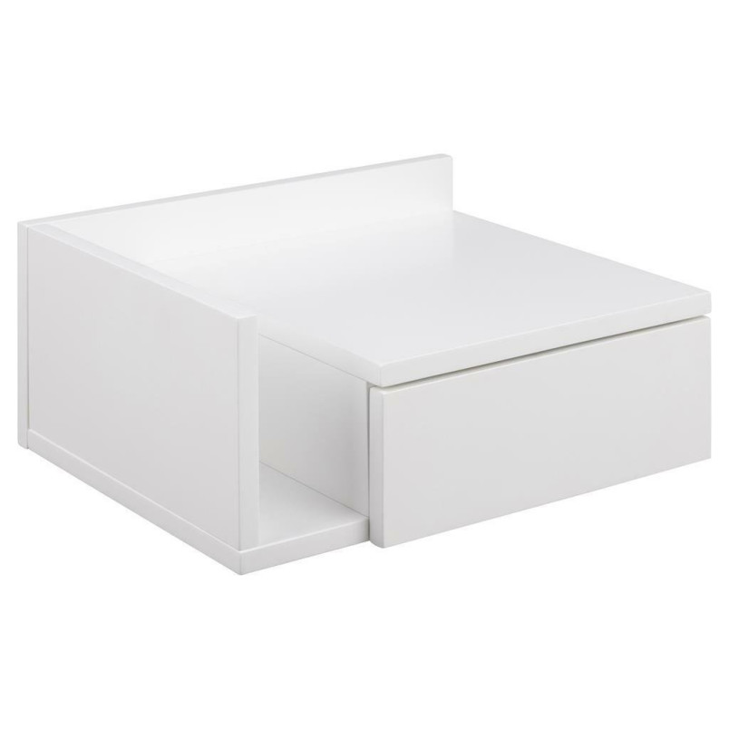 Szafka nocna Actona Ashlan II biała | 40cm | Styl Loft