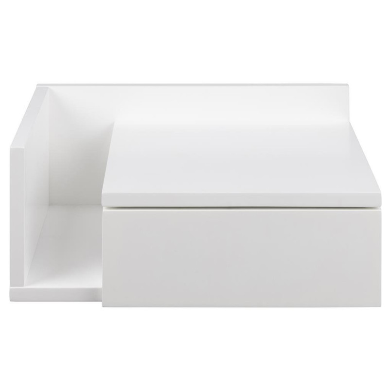 Szafka nocna Actona Ashlan II biała | 40cm | Styl Loft