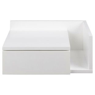 Szafka nocna Actona Ashlan II biała | 40cm | Styl Loft