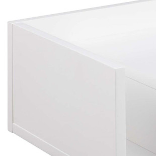 Szafka nocna Actona Ashlan II biała | 40cm | Styl Loft