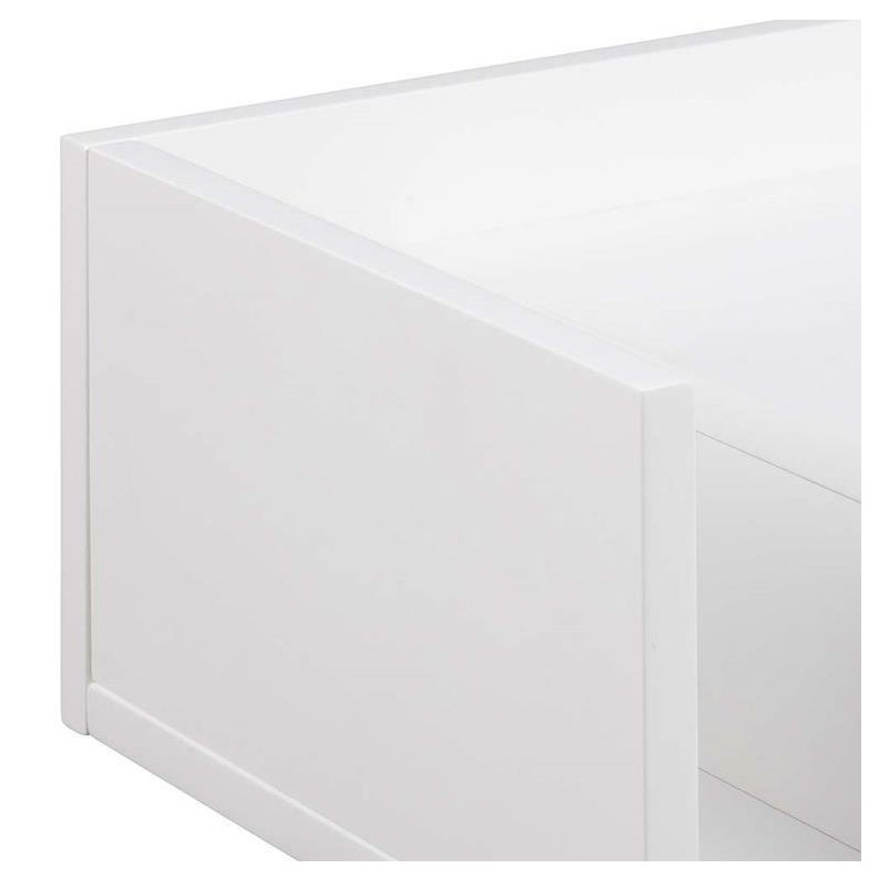 Szafka nocna Actona Ashlan II biała | 40cm | Styl Loft