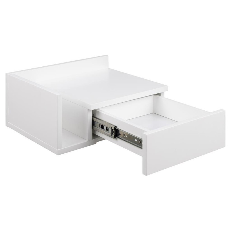 Szafka nocna Actona Ashlan II biała | 40cm | Styl Loft
