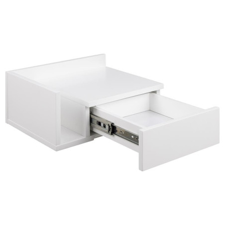 Szafka nocna Actona Ashlan II biała | 40cm | Styl Loft