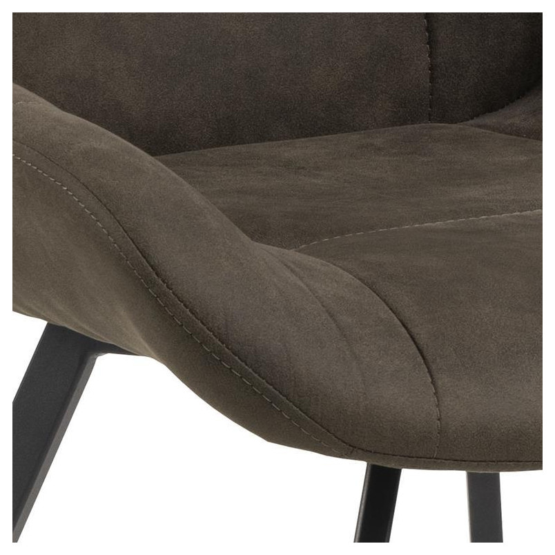 Krzesło Waylor antracytowe Actona | Elegancki design i komfort