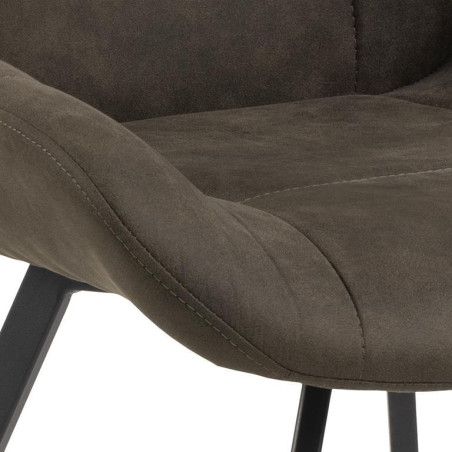 Krzesło Waylor antracytowe Actona | Elegancki design i komfort