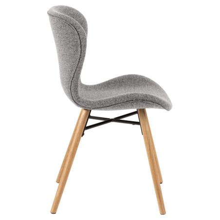 Krzesło Actona Batilda Monza 120 Szary - Stylowy Design